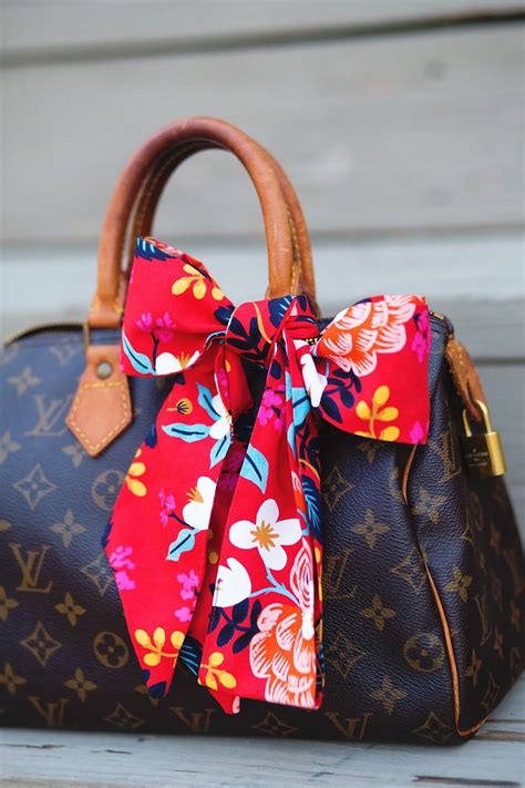 louis vuitton purse scarf